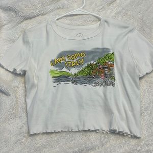 PacSun cropped short sleeve tee